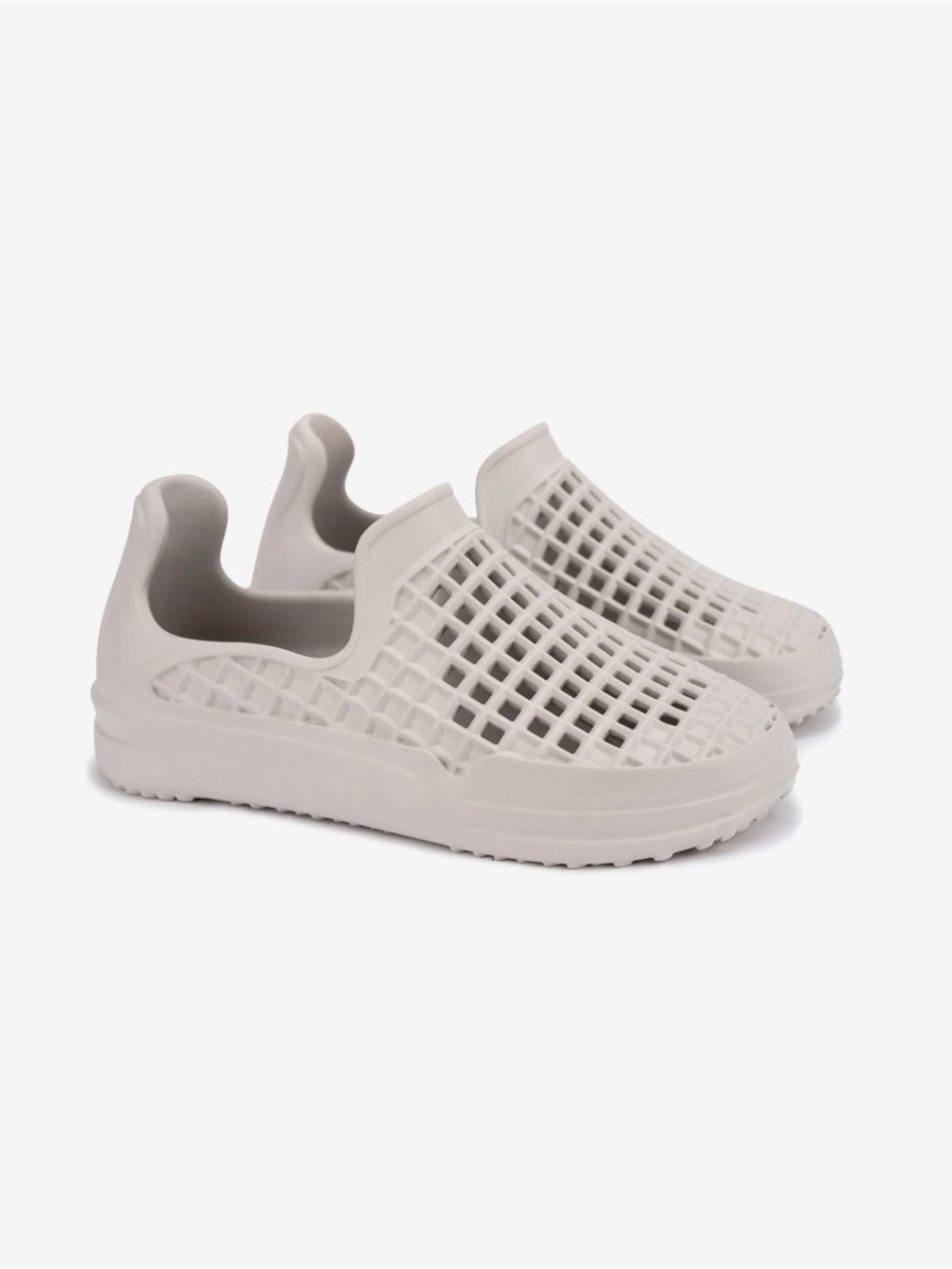 Lusso Cloud Scenario Slip-On. Men’s 10. Coffee (Off-White-ish)